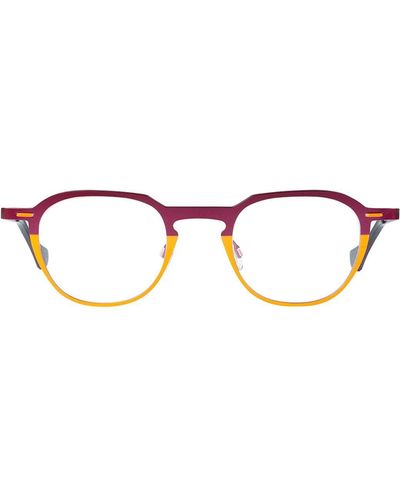 Matttew Papaya Eyeglasses - Brown