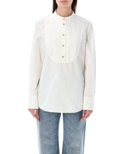 Chloé Tuxedo Shirt - White