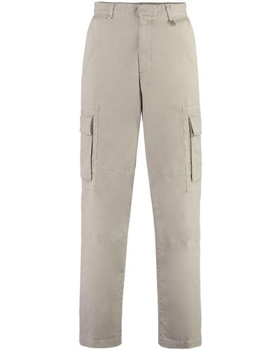 Fendi Cotton Gabardine Pants - Multicolor