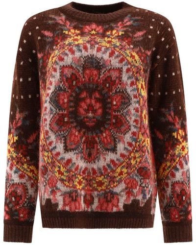 Etro Mohair Jumper - Red