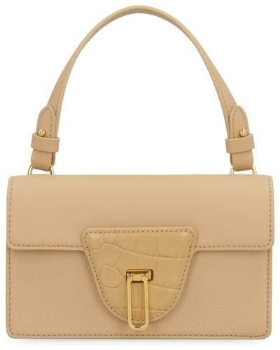 Coccinelle Nico Leather Handbag - Natural