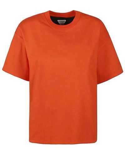 Bottega Veneta Cotton T-shirt - Orange