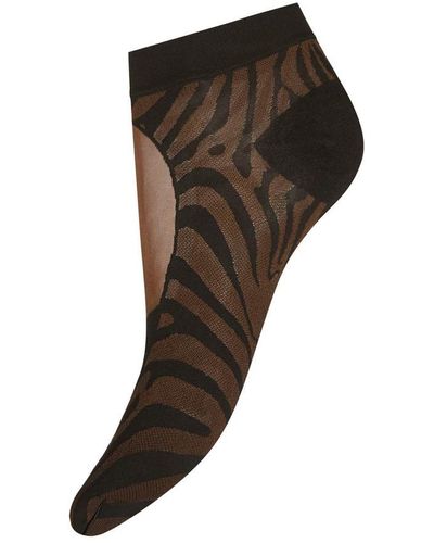 Gcds X Wolford Animalier Socks - Black