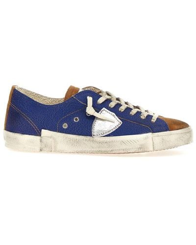 Philippe Model 'Prsx Low' Trainers - Blue