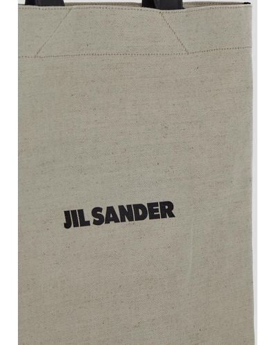 Jil Sander Canvas Shopper Bag - Grey