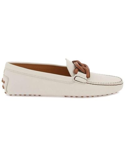Tod's Gommino Bubble Kate Loafers - White