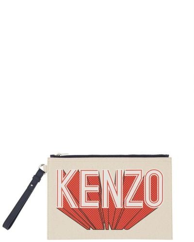 KENZO Large Pochette - Red