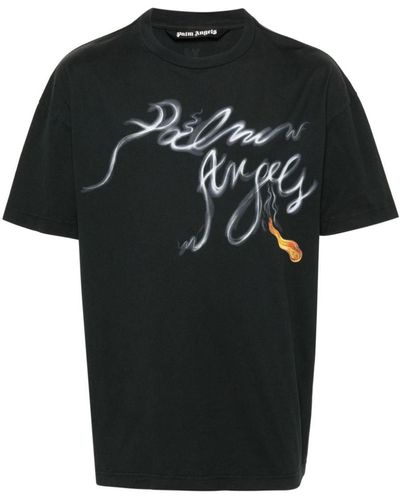 Palm Angels T-Shirts And Polos - Black