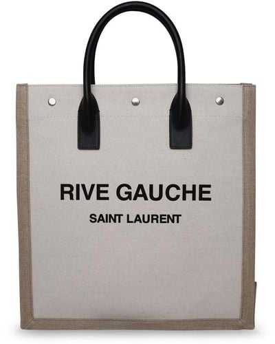 Saint Laurent Canvas Bag - Grey