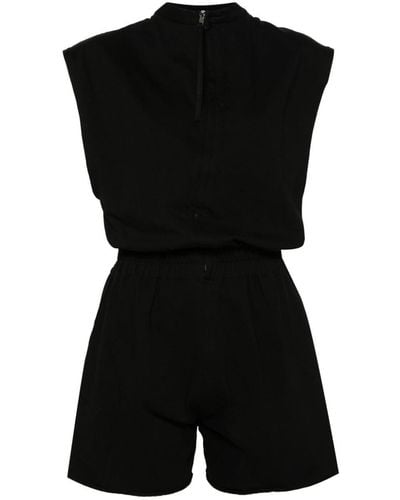 Rick Owens Cotton Jumpsuit - Black