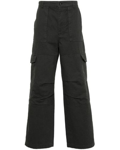 Acne Studios Cotton Cargo Trousers - Black