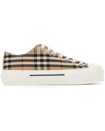Burberry Vintage Check Low Sneakers - Brown
