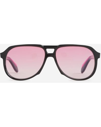Cutler and Gross Aviator Sunglasses 9782 - Pink
