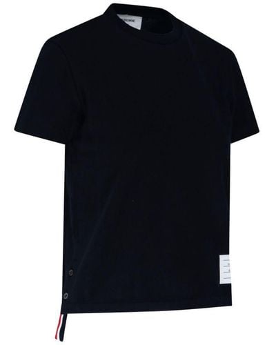 Thom Browne Rwb Cotton T-Shirt - Black