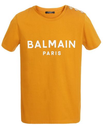 Balmain T-Shirts And Polos - Orange