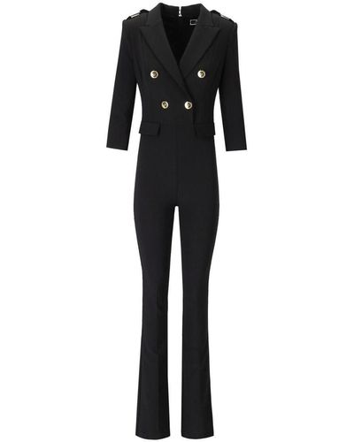 Black Elisabetta Franchi Jumpsuits and rompers for Women | Lyst