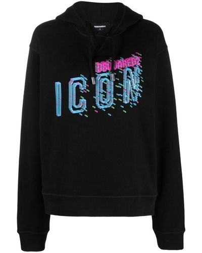 DSquared² Icon Pixeled Cool Fit - Black