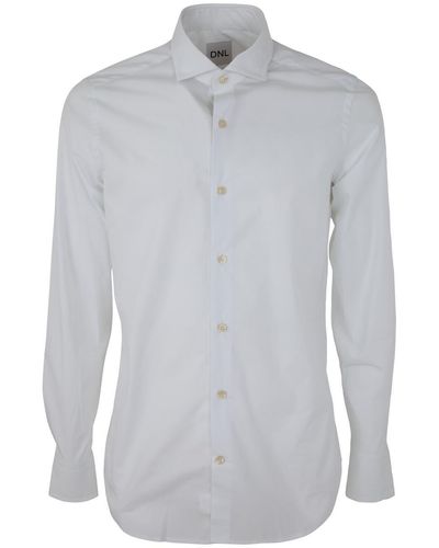 Dnl Slim Shirt Clothing - Grey