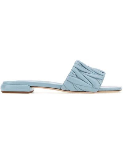 Miu Miu Flat sandals for Women | Online Sale up to 61% off | Lyst