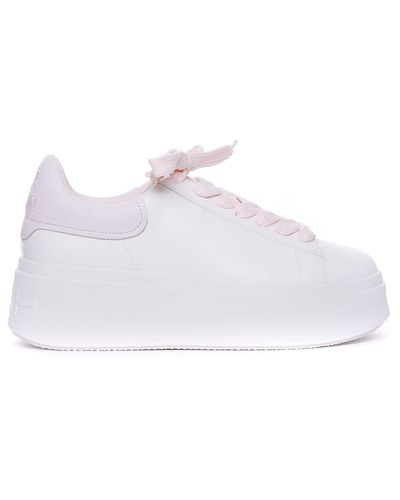 Ash Leather Trainers - White