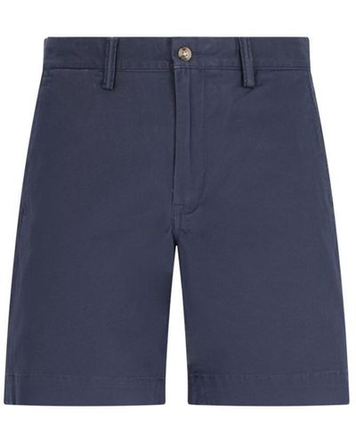 Polo Ralph Lauren Logo Embroidery Shorts - Blue