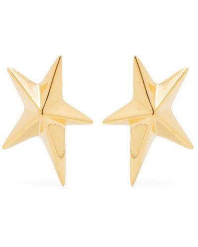Mugler Mini Star Stud Earrings - Metallic