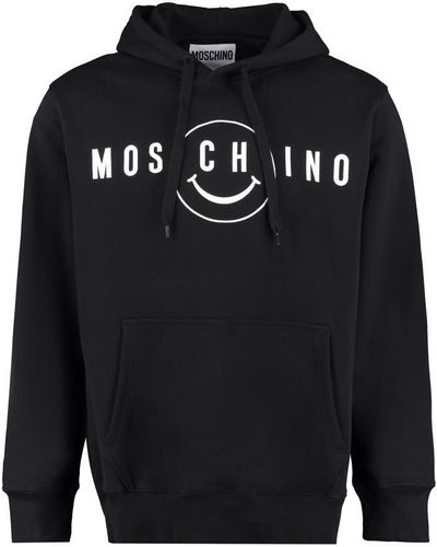 Moschino Cotton Hoodie - Black