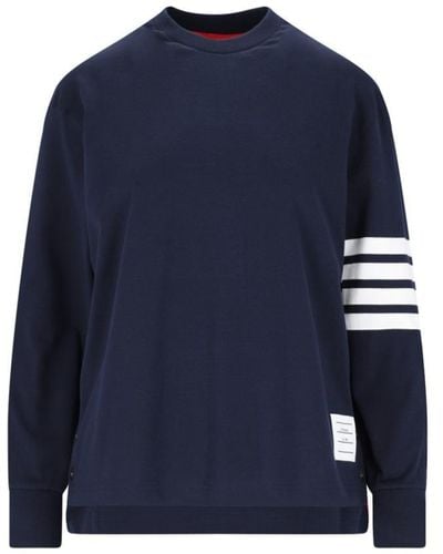 Thom Browne Cotton Sweater - Blue