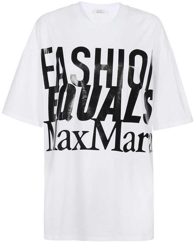 Max Mara Carlo Cotton T-shirt - White