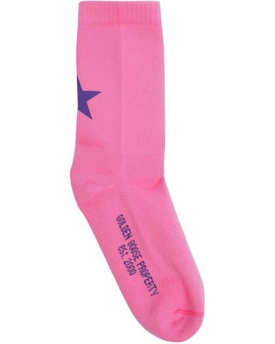 Golden Goose Star-motif Ankle Socks - Pink