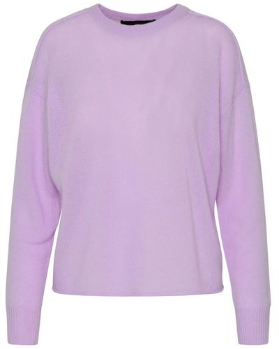 360cashmere Elaine Lilac Cashmere Sweater - Purple