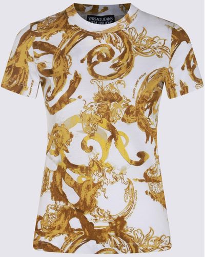 Versace And-Tone Cotton T-Shirt - Metallic