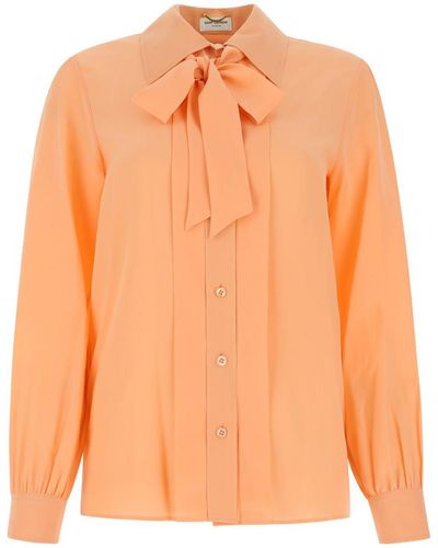 Saint Laurent Shirts - Orange