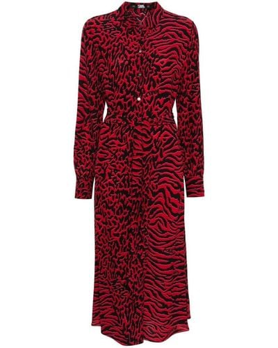 Karl Lagerfeld Dresses - Red