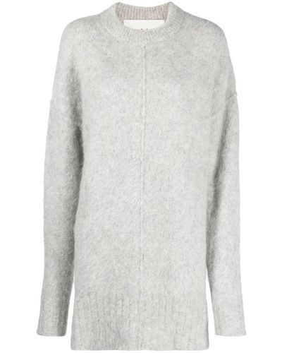 Rodebjer Crew-neck Alpaca-wool Sweater - White