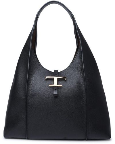Tod's Brown Leather Bag - Black
