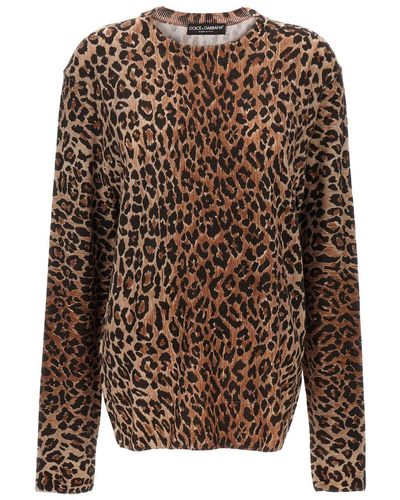 Dolce & Gabbana Re-edition Sweater, Cardigans - Brown