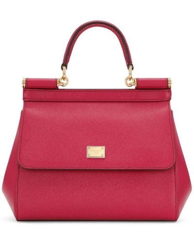 Dolce & Gabbana Sicily Medium Bags - Pink