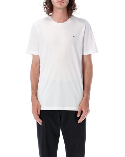 Marni Mini Logo T-shirt - White