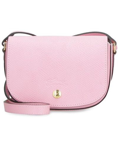 Pink Longchamp Crossbody bags and purses for Women | Lyst