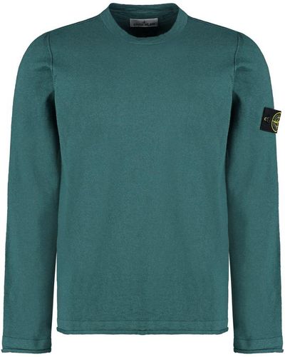 Stone Island Long Sleeve Crew-neck Sweater - Green