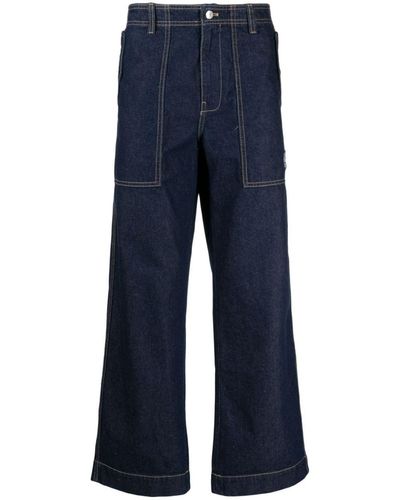 Maison Kitsuné Workwear Trousers - Blue