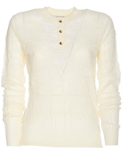 Bottega Veneta Sweaters - White