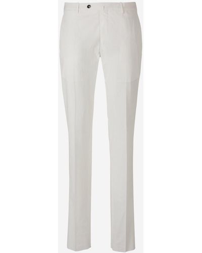 PT01 Cotton Poplin Pants - White