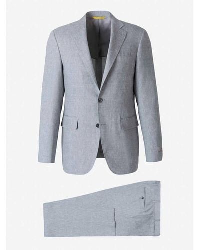 Canali Kei Natura Comfort Suit - Gray