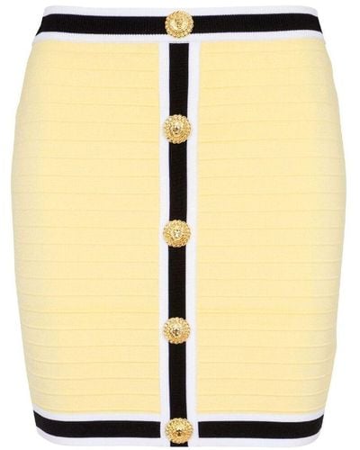 Balmain Skirts - Yellow