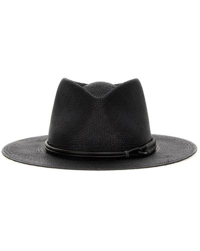 Brunello Cucinelli 'Panama' Hat - Black