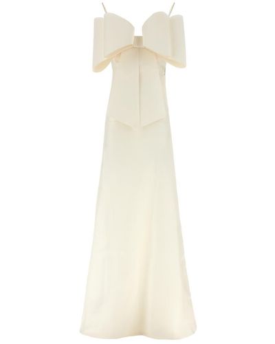 Mach & Mach 'Le Cadeau' Dress - White