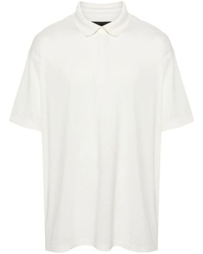 Y-3 Y-3 Y-3 Short Sleeve Polo Shirt - White