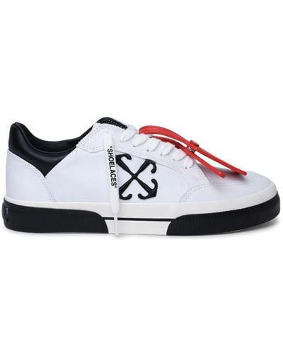 Off-White c/o Virgil Abloh Off- 'New Vulcanized' Fabric Sneakers - White